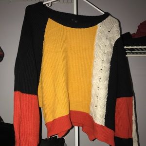 Vintage cropped sweater